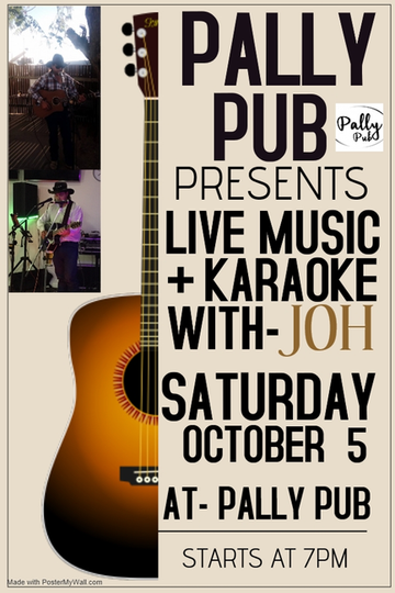 Pally Pub: Live Music + Karaoke with - Joh